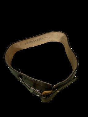 Brave Black Leather Wrap Around Modern Edge Belt Women Sz 32